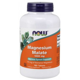 NOW Magnesium Malate 1000 мг 180 таб